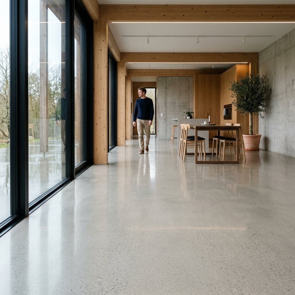 Commercial Warehouse Floor Polishing